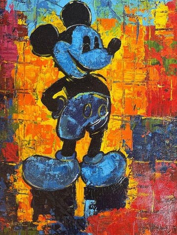Nguyn V.L (1993) - The Mickey Legacy (25) 80 60 cm.