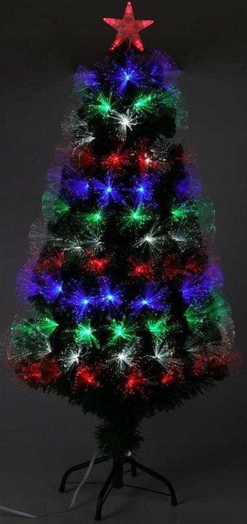 2dekans | DECORATIEVE KERSTBOOM VEELKLEUR 90CM, Diversen, Kerst, Ophalen of Verzenden, Zo goed als nieuw