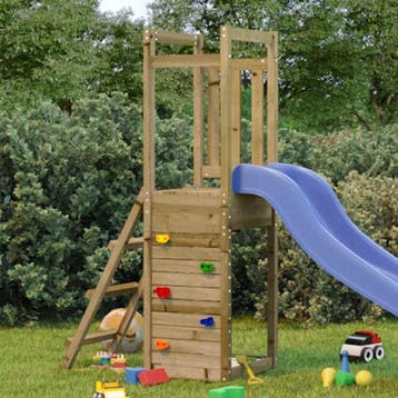 vidaXL Speelhuis 53x46,5x169 cm geïmpregneerd grenenhout, Kinderen en Baby's, Verzenden, Nieuw