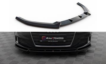 Voorspoiler V.1 Audi A3 8V Sportback FL 16-20 Maxton Glans, Ophalen of Verzenden, Nieuw