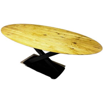 bert plantagie Eettafel Oxxi Ovaal - Ongebruikt, 100 tot 150 cm, Eikenhout, Ophalen of Verzenden, Zo goed als nieuw