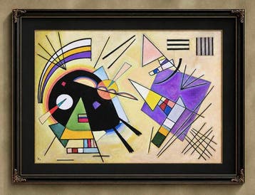 Wassily Kandinsky (1866-1944) (after) - Black and Violet,