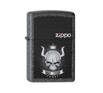 Zippo Skull crown, Verzamelen, Verzenden, Nieuw, Aansteker