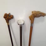 Wandelstok (3) - Hars, Hout, Chroom