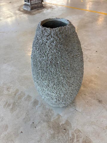 101 Copenhagen Beehive Tall Vase, Medio - Dark Grey - Vaas -, Huis en Inrichting, Woonaccessoires | Vazen, Ophalen of Verzenden