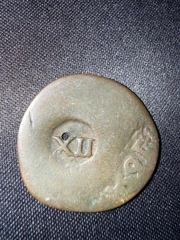 Spanje. Felipe IV. 12 Maravedís Countermarked Shipwreck