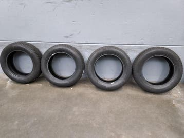 Set 4x Continental WinterContact 205/60 R16 (setprijs), Gebruikt, 16 inch, Band(en), Personenwagen