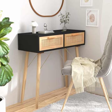vidaXL Wandtafel 80x30x75 cm massief grenenhout en, Huis en Inrichting, Tafels | Bijzettafels, Verzenden, Nieuw, 60 cm of meer