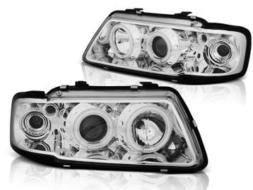 Koplampen Audi A3 8L 96-00 Angel Eyes Ice CCFL, Ophalen of Verzenden, Nieuw