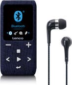 MP3 Speler met Bluetooth - Inc. 8GB SD - Blauw - Lenco - XEM, Verzenden, Zo goed als nieuw
