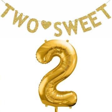 Ballon set Happy Second Birthday Smiley Face, Verzenden, Nieuw, Versiering, Verjaardag