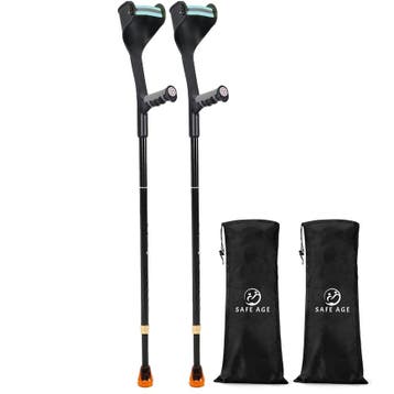 2dekans | SafeLife® - Loopkrukken & Elleboogkrukken Set - 2, Ophalen of Verzenden, Zo goed als nieuw