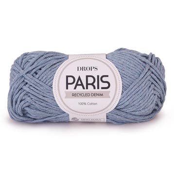 DROPS Paris Recycled Denim - 101 lichtblauw - Katoen Garen, Ophalen of Verzenden, Nieuw