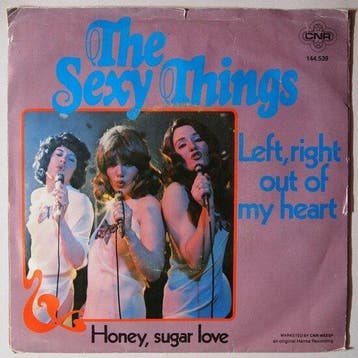 Sexy Things, The - Left, right out of my heart - Single, Verzenden, Nieuw in verpakking