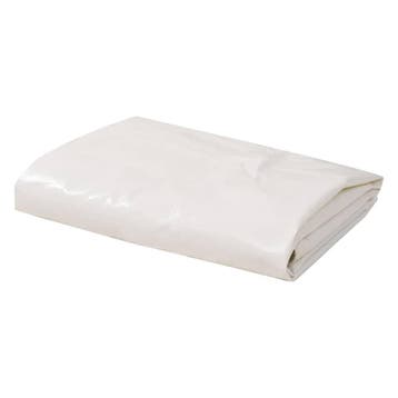 vidaXL Dekzeil 650 g/m² 3x4 m wit, Verzenden, Nieuw