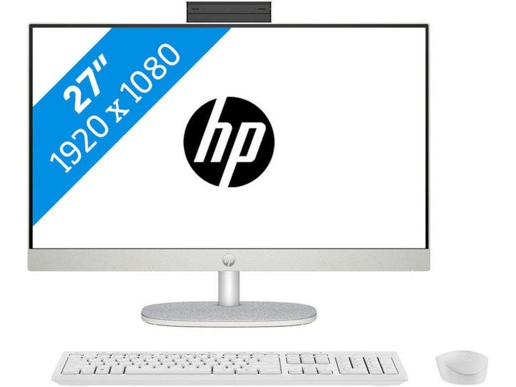 HP 27-cr1950nd - All-in-One - 27 inch (2023), Computers en Software, Desktop Pc's, Zo goed als nieuw, Verzenden