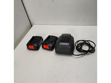 Gardena P4A QC 18V - Accu 2,5 Ah (2x) + oplader, Verzenden, Zo goed als nieuw