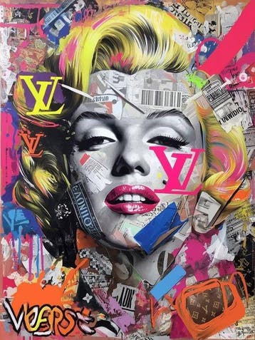 IPR Graph - Marilyn Monroe en Collage de Lujo, Nieuw