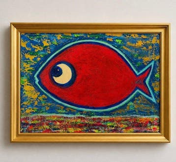 Denis Kuvayev (1971) - Goldfish on golden bottom - NO