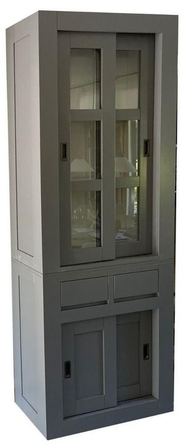 Buffetkast grijs Hasselt 80cm, Ophalen of Verzenden, Nieuw