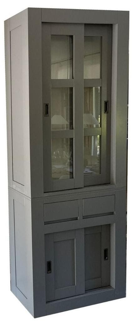 Buffetkast grijs Hasselt 80cm, Huis en Inrichting, Kasten | Buffetkasten, Ophalen of Verzenden