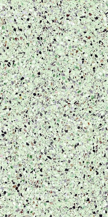 Vloertegel/Wandtegel Terre Terrazzo Medley Leaf Groen 60x120, 60 cm of meer, Nieuw, Ophalen of Verzenden, 10 m² of meer