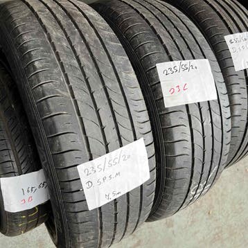 2 x Dunlop SP Sport Maxx 235-55-20 Zomerbanden 7,5mm, Gebruikt, Ophalen of Verzenden, 235 mm, Band(en)