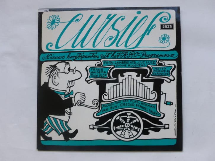 Cursief - Nieuwe Hoogtepunten uit het KRO Programma (LP), Cd's en Dvd's, Vinyl | Nederlandstalig, Zo goed als nieuw, Verzenden