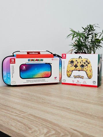 Nintendo - Switch - Pikachu Pokemon + Super Mario Star, Nieuw