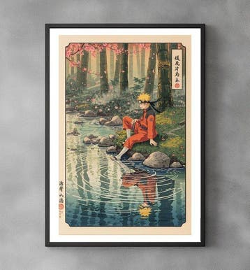 Sato Hageshi - Calm Before the Journey – Naruto - Pop Art -, Nieuw