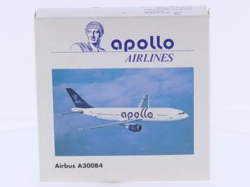Schaal 1:500 Herpa 501880 Apollo Airlines Airbus A300B4 R..., Hobby en Vrije tijd, Ophalen of Verzenden, Zo goed als nieuw