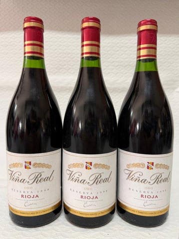 1998 Viña Real Oro - Rioja Reserva - 3 Fles (0,75 liter), Nieuw