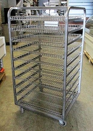 RVS Brood afkoelwagen, Regaalwagen 76cm, Zakelijke goederen, Gebruikt
