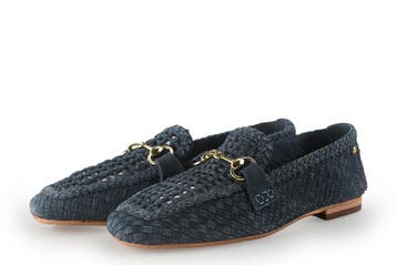 Fred de La Bretoniere Loafers in maat 37 Blauw, Overige typen, Fred de La Bretoniere, Zo goed als nieuw, Verzenden