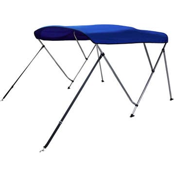 Biminitop 3 Boog 120-140cm Breed Blauw, Ophalen of Verzenden, Nieuw
