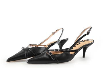 Sacha Slingbacks in maat 37 Zwart, Verzenden, Zwart, Zo goed als nieuw, Sacha