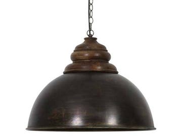 Light & Living Hanglamp Leia - Hanglamp - Ø52cm - Zwart -, Verzenden, Nieuw