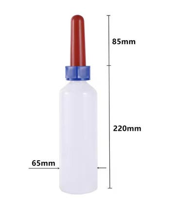 Lammeren en Kalveren Voerfles 500 ml met Tepel, Dieren en Toebehoren, Schapen, Geiten en Varkens