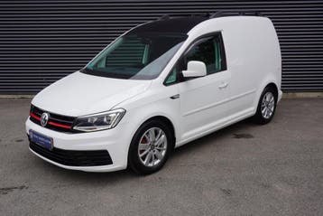 Volkswagen Caddy MARGE 102pk Euro6 Automaat Navigatie Parkee, Automaat, Stof, Gebruikt, Euro 6