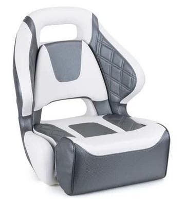Stuurstoel Sport Flip Up Captain Bucket White Charcoal, Nieuw