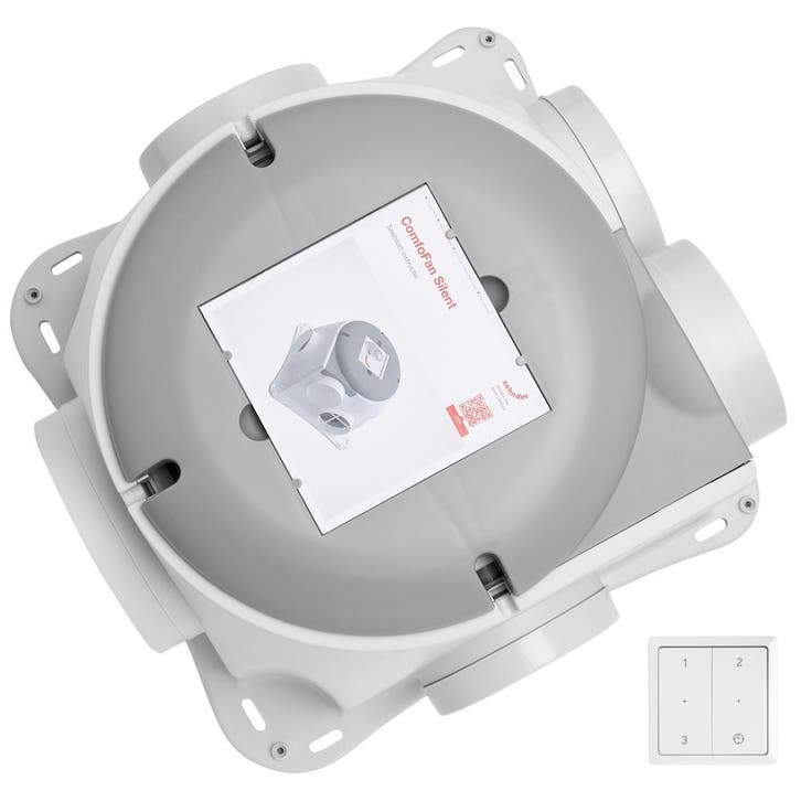 Zehnder Comfofan Silent 460 m3/h met vochtsensor, Doe-het-zelf en Verbouw, Ventilatie en Afzuiging, Nieuw, Verzenden