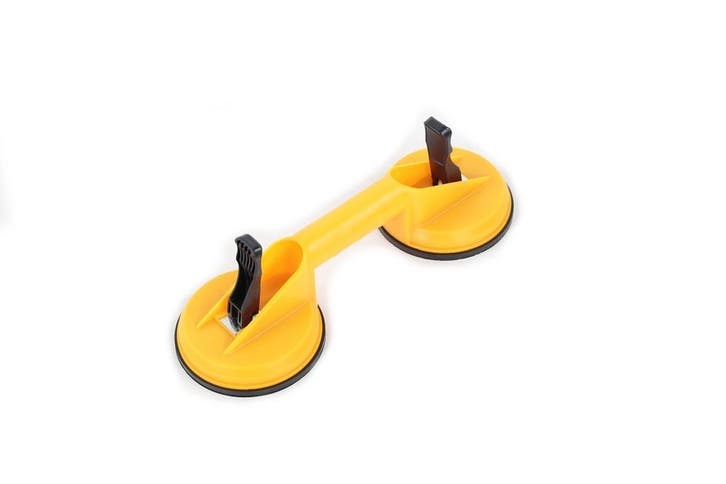 TM Glasdrager , Zuignap met 2 koppen 2x 118mm,  70 Kg, Auto diversen, Autogereedschap, Nieuw, Verzenden