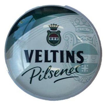 Occasion - Ronde taplens Veltins bol 69 mmø, Ophalen of Verzenden