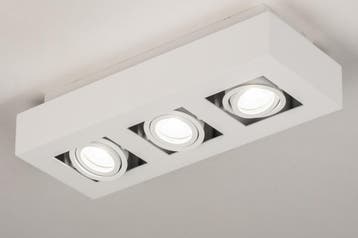 Rietveld Plafondlampen - Wit - Metaal, Verzenden, Nieuw
