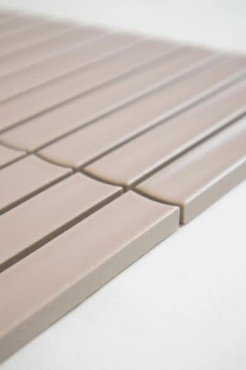 Wand Mozaïek Tegels Kitkat Factory Keramiek Oudroze - Mat.., Doe-het-zelf en Verbouw, Tegels, Nieuw, Ophalen of Verzenden, 20 tot 40 cm