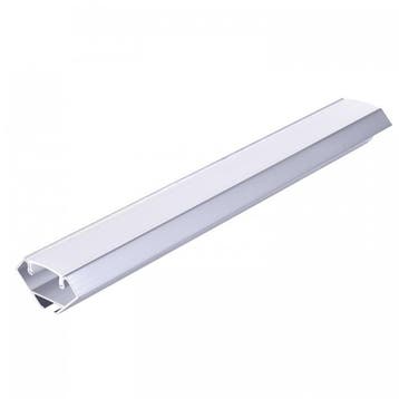 Kobi LED hoekprofiel N01 zilver 1 meter met opale afdekkap, Huis en Inrichting, Ophalen of Verzenden, Nieuw