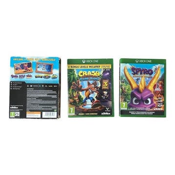 Spyro Reignited Trilogy + Crash Bandicoot N Sane Trilogy, Spelcomputers en Games, Verzenden, Nieuw
