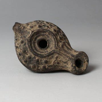 Oud-Romeins Terracotta olielamp (Zonder minimumprijs)