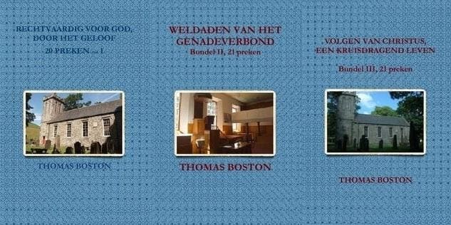 Boston, Thomas-Complete set preken (62 preken, deel 1, 2 en, Boeken, Godsdienst en Theologie, Nieuw, Verzenden