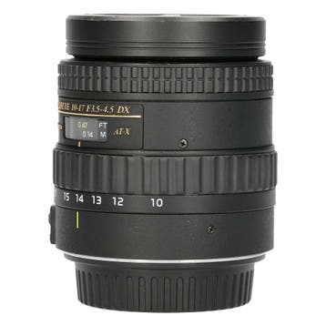 Tokina 10-17mm f/3.5-4.5 AT-X DX AF Fisheye -  met garantie, Ophalen of Verzenden, Gebruikt